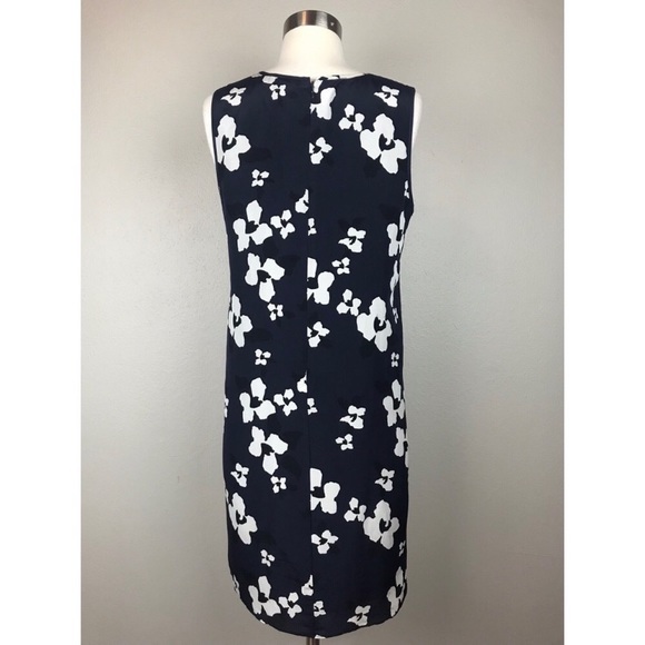 Theory Brindina' Autumn Floral Silk Shift Dress - Picture 5 of 8